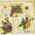 Serwetka do decoupage firmy MAKI wiosenne bukieciki w koszykach 33x33